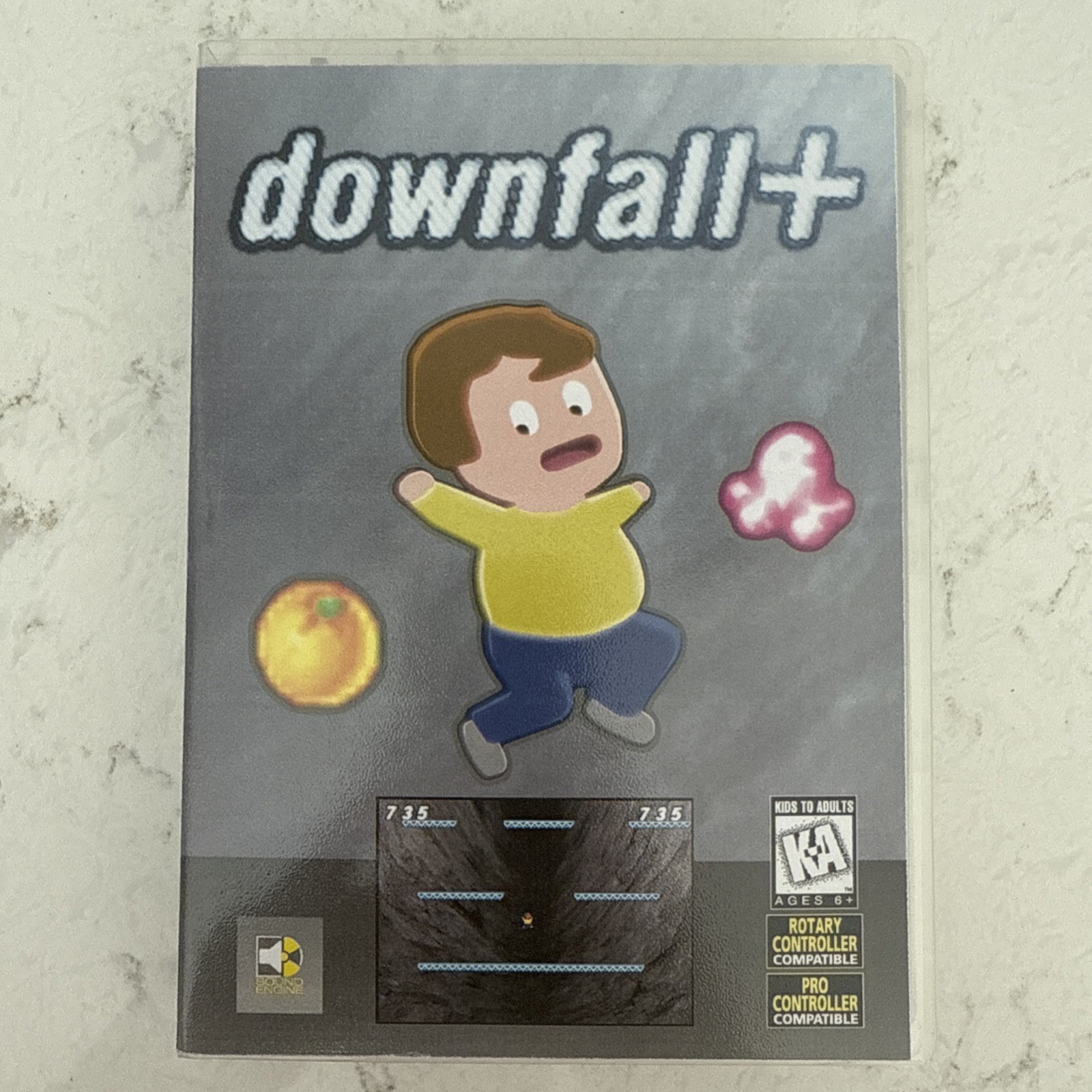 Atari Jaguar Downfall+ Cartridge Complete CIB 2014 Authentic